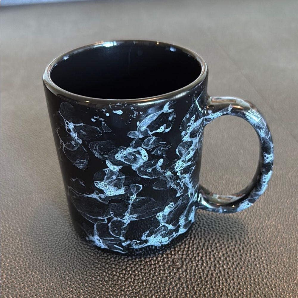 Black and White Marble Mug vintage